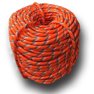 新入荷 高強度 高品質 耐摩耗性 屋外緊急ロープ クライミングロープ30m 直径9mm オレンジ