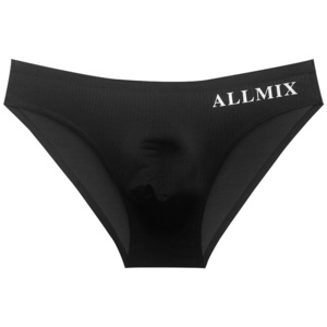 ボクサーブリーフ メンズショーツ シームレス ALLMIX 軽量 男性下着 快適 通気性良い ショーツ オシャレ 伸縮性よい XL ブラック