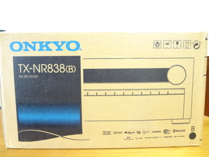新品 未使用 ONKYO オンキョー TX-NR838 AVレシーバー アンプ 7.1ch ハイレゾ音源 Dolby Atmos対応 