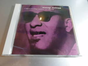 SONNY ROLLINS 　　ソニーロリンズ 　　A NIGHT AT THE VILLAGE VANGUARD 　　 国内盤