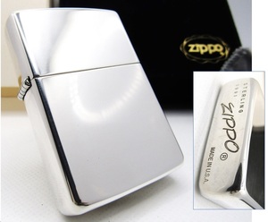 純銀 スターリングシルバー 925 zippo ジッポ 1991年 未使用