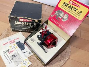 ★即決！稀少 オールド アブ ABU ABUMATIC アブマチック 170 美品！箱・説明書付き 機関好調 SVANGSTA クローズドフェイス ★