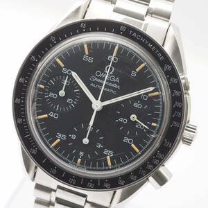 【希少品】オメガ スピードマスターオートマ Ref,175.0032/0033 Cal,1140 OMEGA Speedmaster クロノグラフ 自動巻 黒 メンズ[53526982-AF1