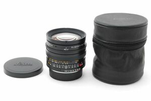 [A- Mint] Leica ELMARIT-R 19mm f/2.8 Ver.2 MF Lens 3-Cam w/Case From JAPAN 8779