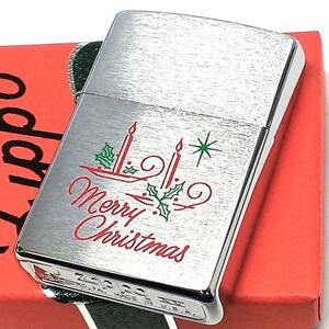 ZIPPO ライター クリスマス ジッポ 1999年製 1点物 レア シルバー キャンドル 絶版 おしゃれ ヴィンテージ Xmas 可愛い 未使用品 珍しい