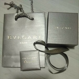 【空箱】BVLGARI ブルガリ アクセサリーケース　ネックレスケース 箱　リボン　紙袋　save the children　美品