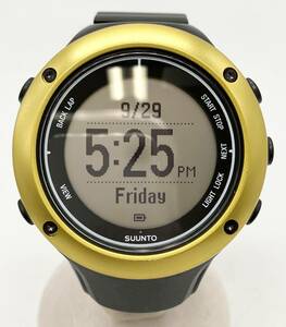 SUUNTO スント AMBIT2 アンビット2 ライム メタルバンド デジタル 充電式 腕時計