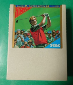 カセットのみ　マスターズゴルフ(Masters Golf)　MARKⅢ/MASTERSYSTEM共用 SEGA セガ マーク3 マスターシステム ソフトのみ 動作確認済