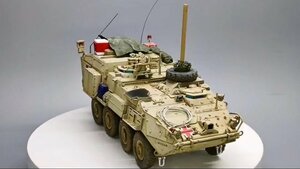 1/35 アメリカ陸軍 STRYKER M1133 装輪救援装甲車 組立塗装済完成品