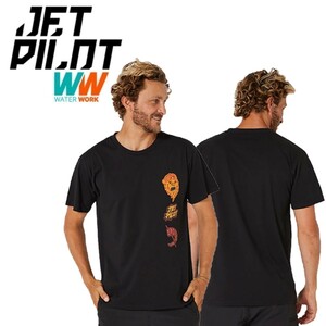 ジェットパイロット JETPILOT 2024 Tシャツ マリン 送料無料 ヨーウィー メンズ Tシャツ S23608 ブラック M