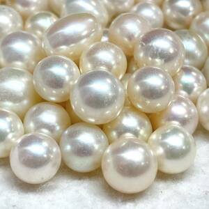 (本真珠おまとめ500ct)m 約100g 約6.0-11.0mmパール 裸石 宝石 ジュエリー jewelry pearl K