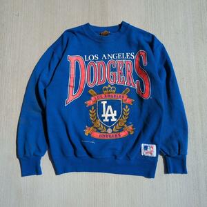 90s NUTMEG ドジャース 大谷翔平 スウェット ヴィンテージ la Dodgers mlb 野球 メジャーリーグ 古着 vintage 古着卸 売り切り アメリカ製