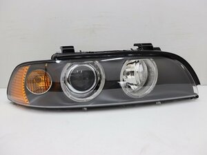 ☆ BMW E39 5シリーズ 右ヘッドライト 後期 コーナーオレンジ イカリング付き HID/キセノン プロジェクター (在庫No:A33701) (6702) ☆