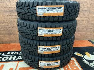 ◆新品! 即納 4本set 185/85R16 185/85-16 ホワイトレター TOYOオープンカントリーR/T RT タイヤ交換 ジムニー シエラ JA11 JA12 JB23 JB64