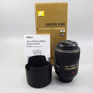 1円〜 Nikon ニコン AF-S VR Micro NIKKOR ED 105mm f/2.8G (IF) ※動作未確認 現状品 箱付き レンズ 240-2667187【O商品】