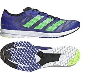 未使用即決 adidasアディダス ADIZERO TAKUMI SEN 7 22.5cm H67520 ソニックインク