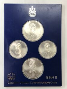 銀貨　カナダ モントリオールオリンピック　記念　プルーフ　セット　Issue2　1976年　送料無料　大型銀貨