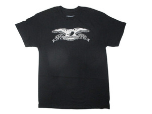 新品☆30%OFF ANTIHERO アンタイヒーロー 定番 BASIC EAGLE イーグル Tシャツ 黒 SIZE:M.アンチヒーロー spitfire thrasher ftc huf gx1000