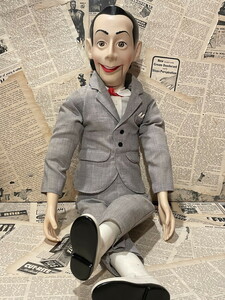 ☆1980年代/ピーウィーハーマン/特大ドール/即決ビンテージUSA/腹話術人形/Pee-Wee Herman/Ventriloquist Doll(80s) KI-031