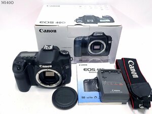 Canon EOS 40D キャノン イオス 一眼レフ デジタルカメラ ボディ シャッター可 バッテリー 充電器 ストラップ 説明書 元箱付き M140OC