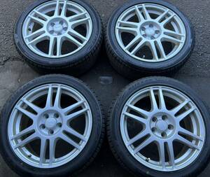 スタッドレス　215/45R17 7J 53 PCD100 インプレッサ レガシィ BRZ 86 レクサス　ウィッシュ プリウス　BS VRX2 2017年製　4本セット