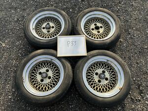 ENKEI NeoClassic エンケイ ネオクラシック タイヤホイール　ENKEI アルミ 15インチ P135/60R15 87H 15M4-1 4穴　日本製品　合計4個　