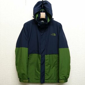 THE NORTH FACE ノースフェイス マウンテンパーカー メンズ Lサイズ 正規品 ネイビー グリーン A5328