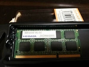 I・O DATA SDY1600-8G/EC S.O.DIMM DDR3 1600 SDRAM PC3-12800 8GB ノート用メモリ