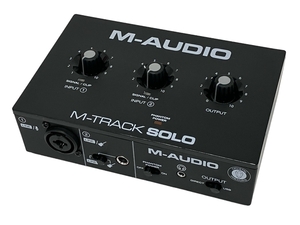 【動作保証】M-AUDIO M-TRACK SOLO エムオーディオ オーディオインターフェース 中古 F8809444