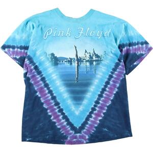 古着 90年代 LIQUID BLUE PINK FLOYD ピンクフロイド WISH YOU WERE HERE タイダイ柄 バンドTシャツ USA製 メンズL /eaa237924 【SS2403】