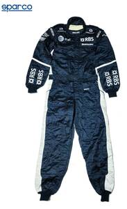 ウィリアムズ・トヨタ 2009支給品　ピットクルー用 NOMEX レーシングスーツ 未使用品　　sparco ロズベルグ 中嶋