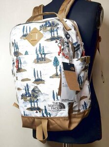 タグ付 ノースフェイス バークレイ デイパック リュック ガーデニアホワイト×キャンプ柄 16L THE NORTH FACE BERKELEY DAYPACK NF0A52VQ