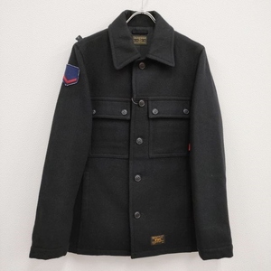 WTAPS 22LTDT-JKM05 CPO JK JACKET WOOLMELTON ウールシャツジャケット サイズ2 ジャケット ブラック ダブルタップス 3-1029T F94059