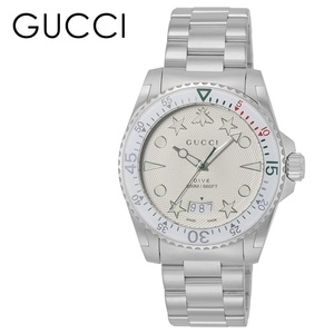 グッチ 腕時計 メンズ グッチ時計 ダイヴ 40mm ブランド シルバー gucci プレゼント 誕生日プレゼント