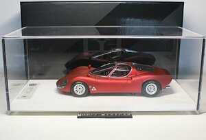 ▲最後1台！Matt Red！世界限定33台！DM 1/18 アルファロメオ Alfa Romeo Tipo 33/2 Stradale 新品 Resin Model