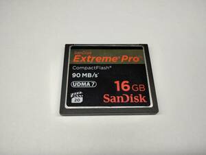 16GB　SanDisk　Extreme pro　CFカード フォーマット済み　メモリーカード　コンパクトフラッシュカード