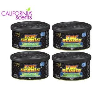 CALIFORNIA SCENTS カリフォルニアセンツ 車用 ICE アイス 4缶セット