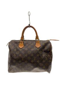 LOUIS VUITTON◆1)スピーディ30_モノグラム・キャンバス_BRW/PVC/BRW