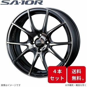 ウェッズ ホイール ウェッズスポーツ SA-10R フィット GK3/GK4/GK5/GK6/GP5/GP6 ホンダ 17インチ 4H 4本セット 0072621 WEDS