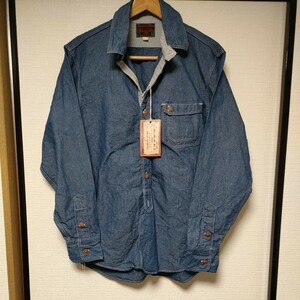 【未使用】フリーホイーラーズ ワークシャツ 16 FREEWHEELERS GREAT LAKES GMT. MFG. CO. Owen #2123002 INDIGO CHAMBRAY