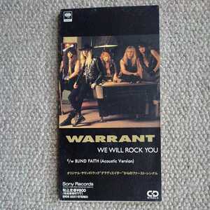 CDシングル　WARRANT/we will rock you