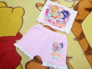 ★未使用 美品★ふたりはプリキュア Splash star★腹巻き&一分丈パンツ★120cm★スプラッシュスター ショーツ スパッツ★