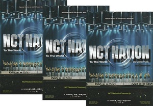 ・NCT NATION: To The World in Cinemas　映画チラシ　３枚　2023年12月　韓国 フライヤー　ミュージシャン