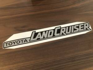 ランクル70　LAND CRUISER　ステッカー新品！　フロントサイドエンブレムデザイン！