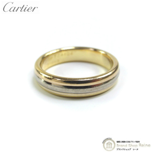 カルティエ （Cartier） スリーカラー リング 750PG×750YG×750WG ゴールド 指輪 ＃53（中古）