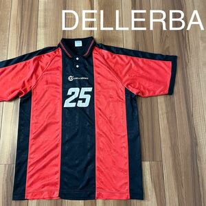 DELLERBA デレルバ サッカー ユニフォーム ゲームシャツ フットサル プリント ナンバリング25 サイズXO 玉mc2830