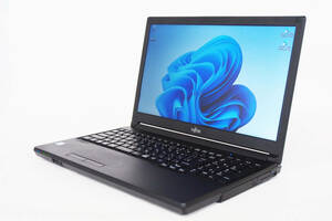 【1円～】Win11Pro＆DVDスーパーマルチドライブ搭載！LIFEBOOK A579/BW i5-8265U メモリ8GB HDD500GB 15.6型HD テンキー 富士通製