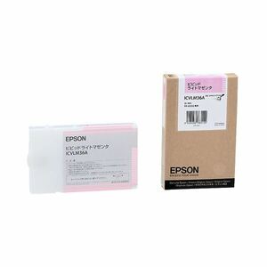 【新品】（まとめ） エプソン EPSON PX-P／K3インクカートリッジ ビビッドライトマゼンタ 110ml ICVLM36A 1個 【×6セット】