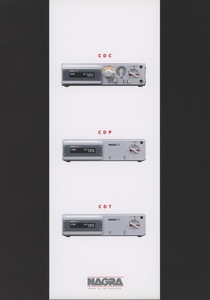 Nagra CDC/CDP/CDTのカタログ ナグラ 管4563s