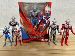 ウルトラマンネクサス Ultra Act ウルトラアクションフィギュア ソフビ 超動 アンファンス ジュネッス ジュネッスブルー ウルトラマン 絆